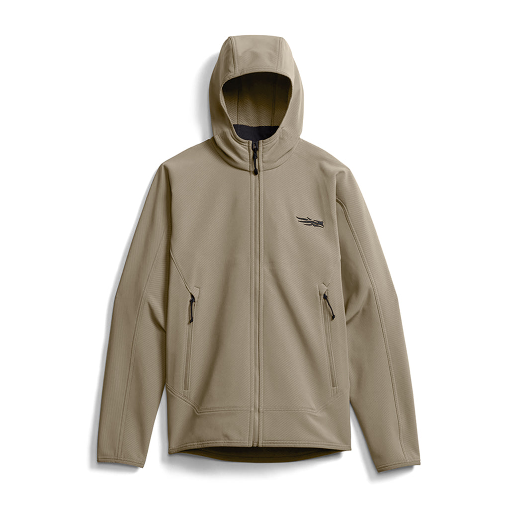 Alpha Fleece Hooded Jacket Buckskin