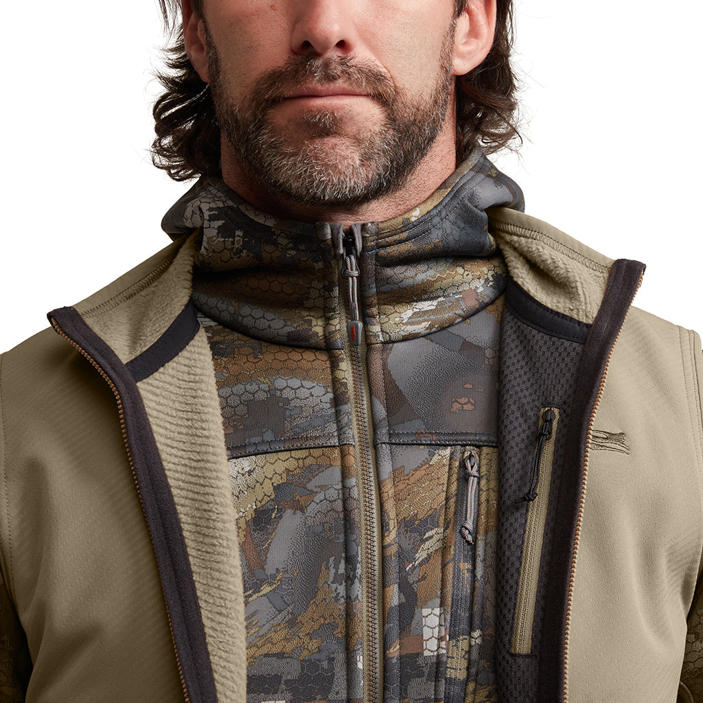 Alpha Fleece Vest Buckskin