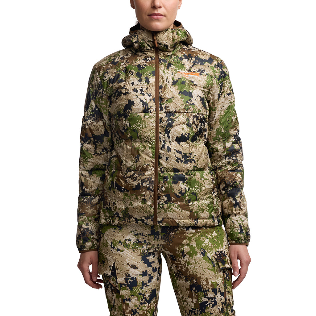 Women´s Microdown Hooded Jacket Optifade Subalpine