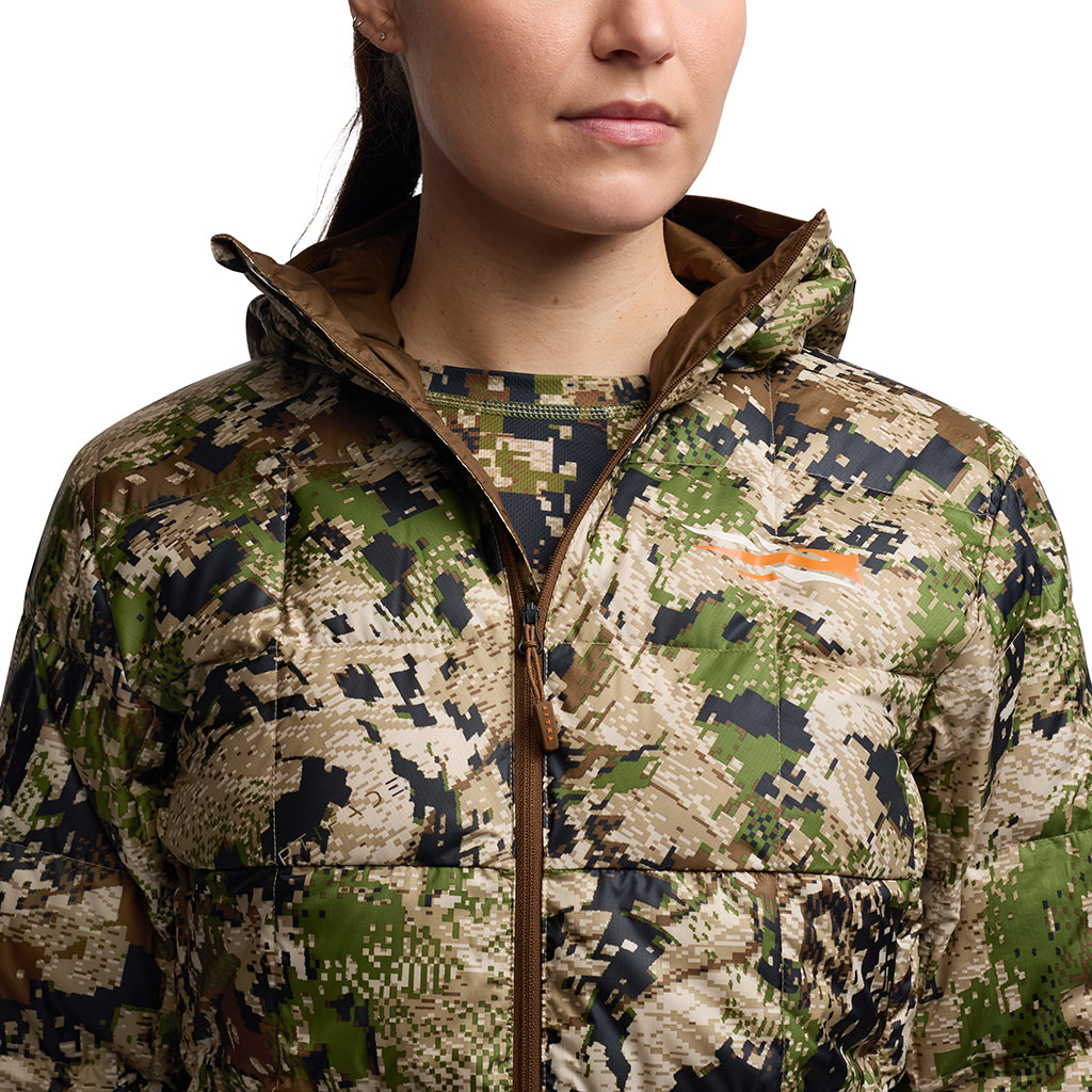 Women´s Microdown Hooded Jacket Optifade Subalpine