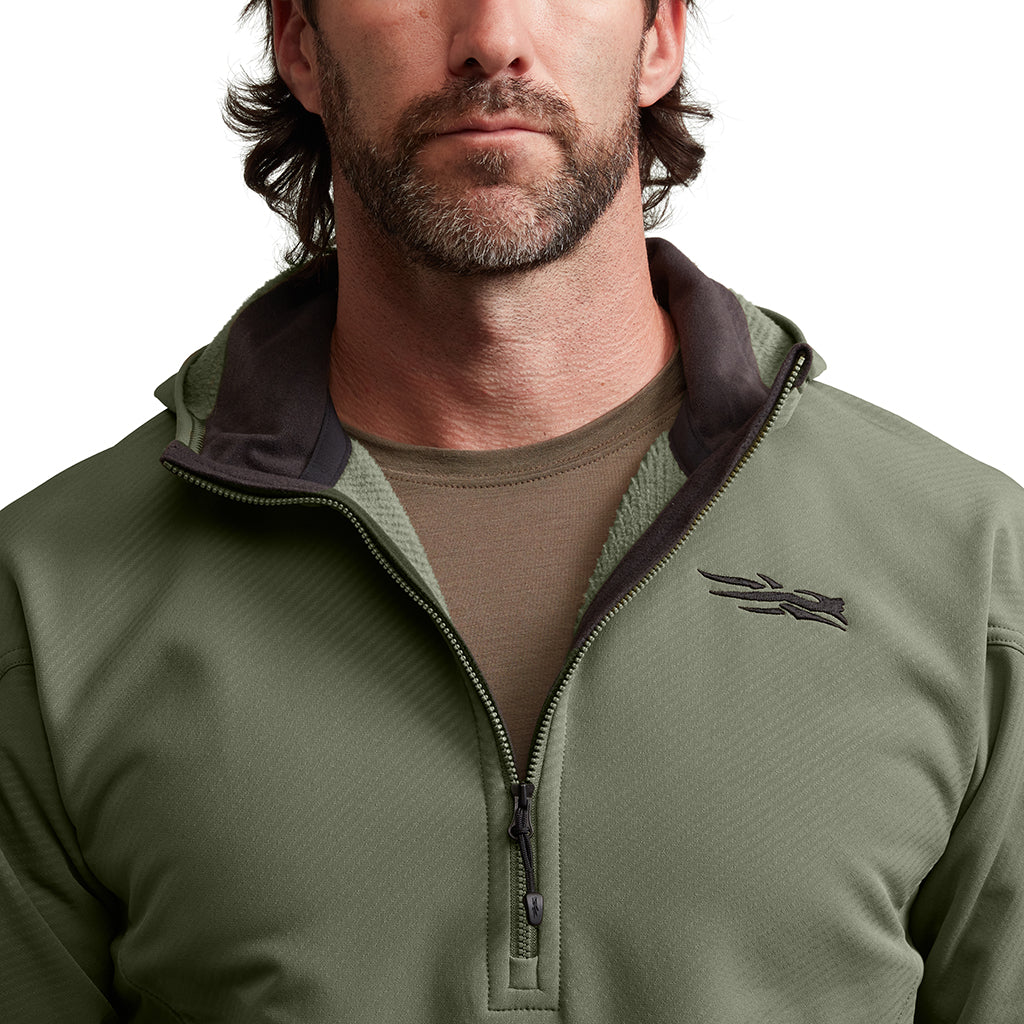 Alpha Fleece Hoodie Olive Green