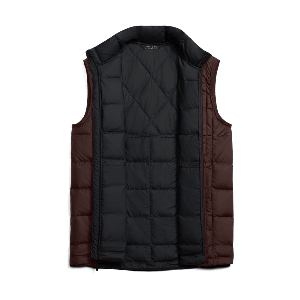 Microdown Vest Cherry Wood