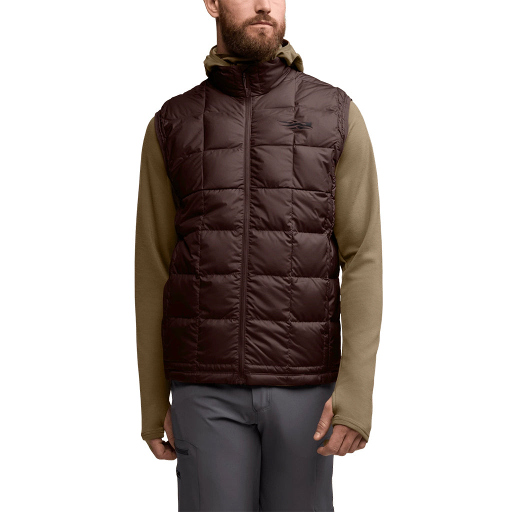 Microdown Vest Cherry Wood