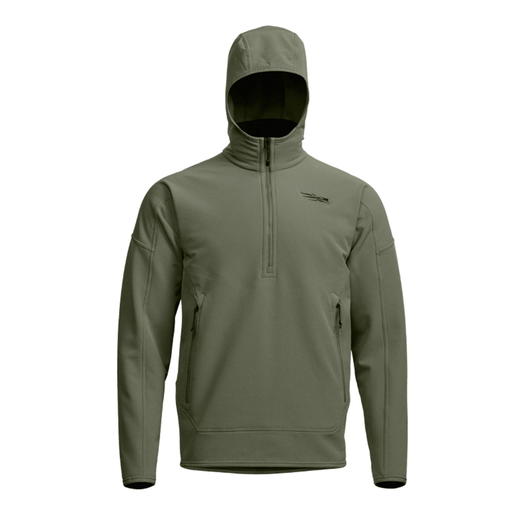 Alpha Fleece Hoodie Olive Green