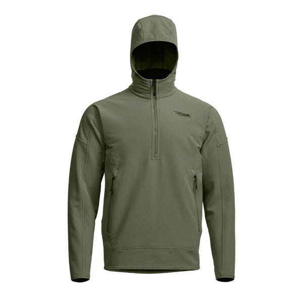 Alpha Fleece Hoodie Olive Green