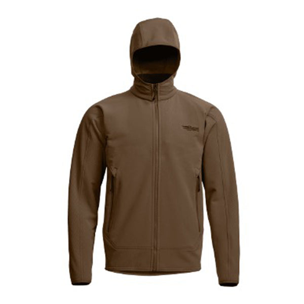 Alpha Fleece Hooded Jacket Cattail Brown