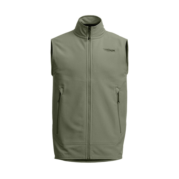 Alpha Fleece Vest Olive Green