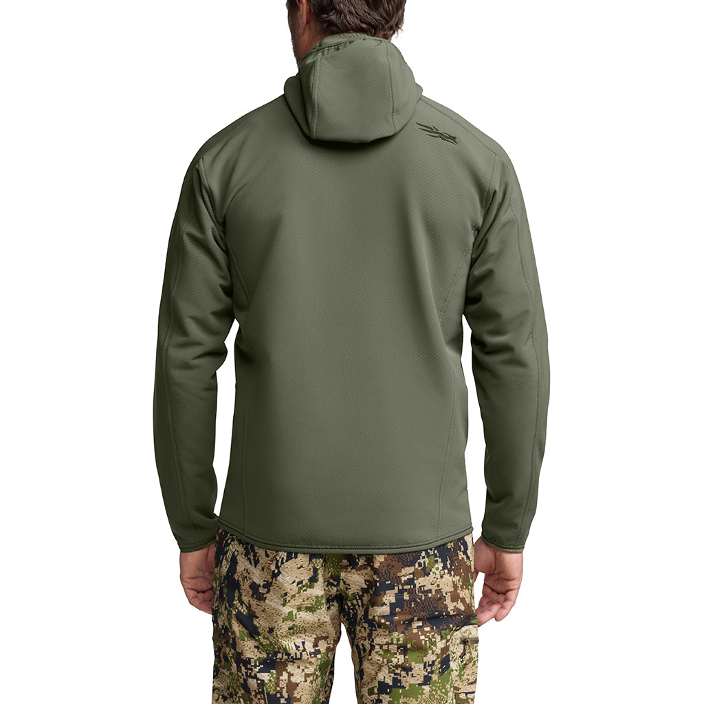 Alpha Fleece Hoodie Olive Green