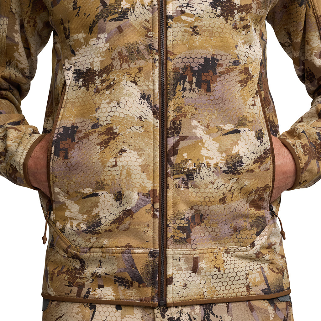 Alpha Fleece Hooded Jacket Optifade Marsh