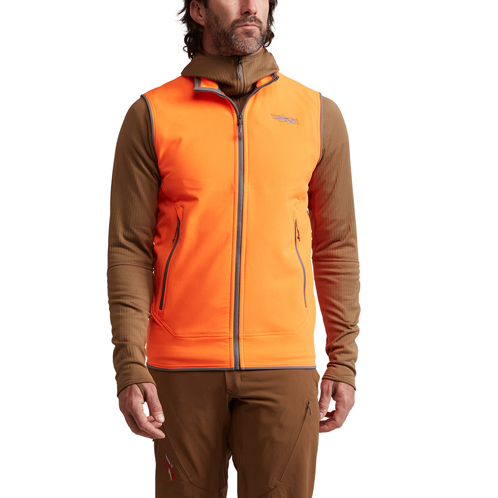 Alpha Fleece Vest Blaze Orange