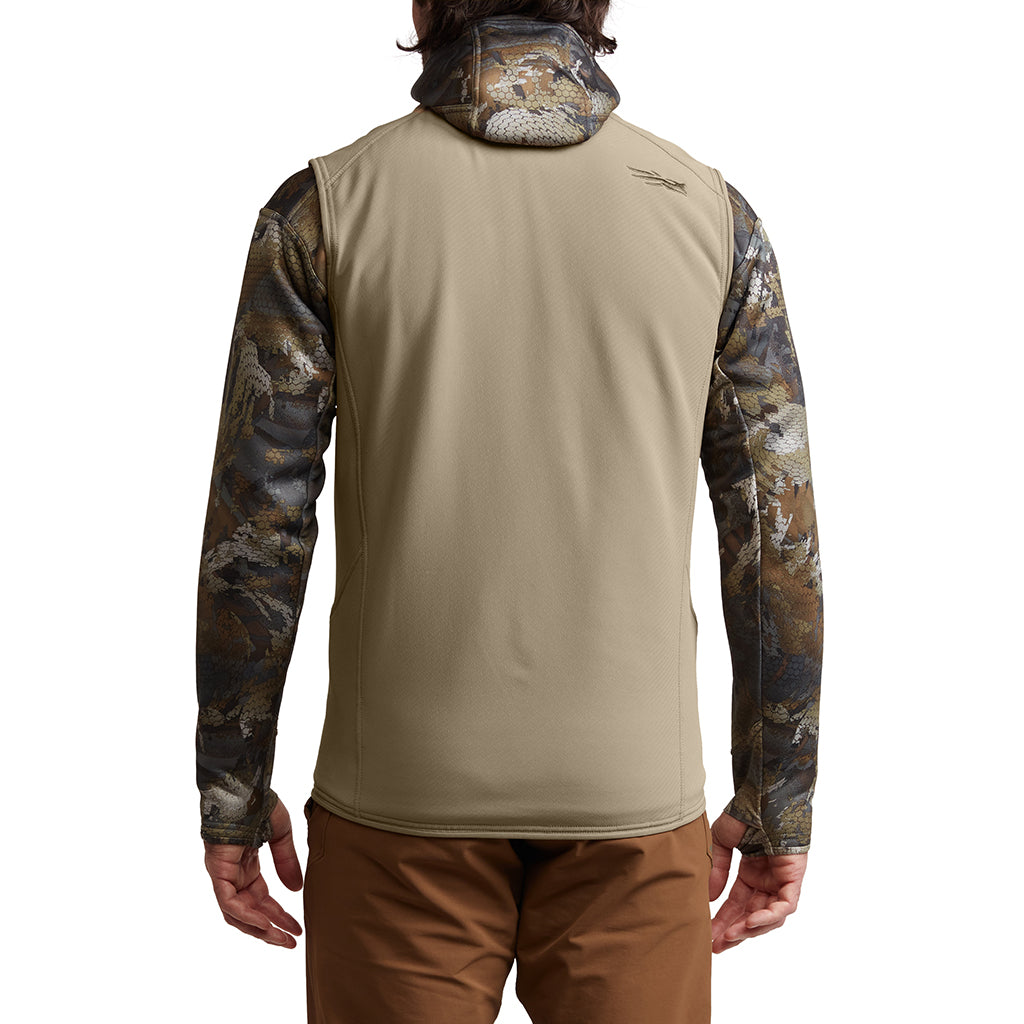 Alpha Fleece Vest Buckskin
