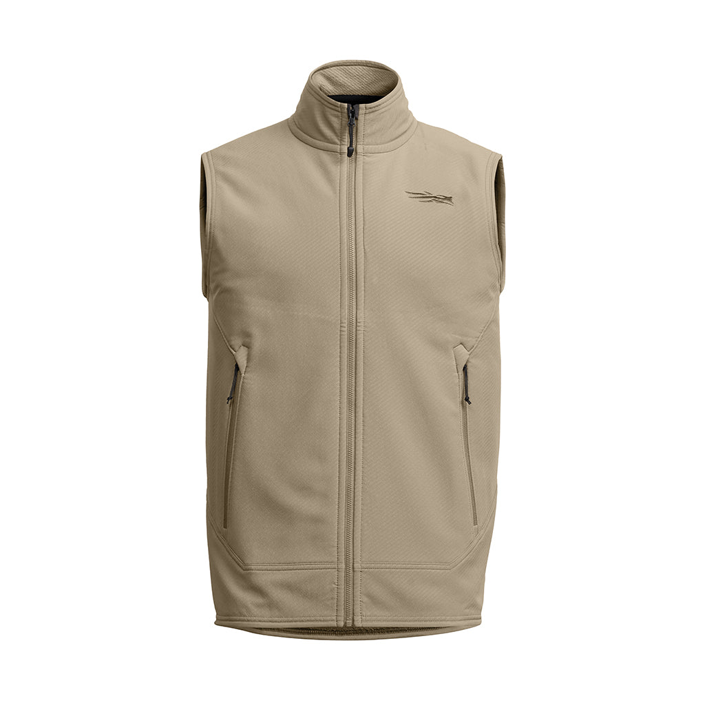 Alpha Fleece Vest Buckskin