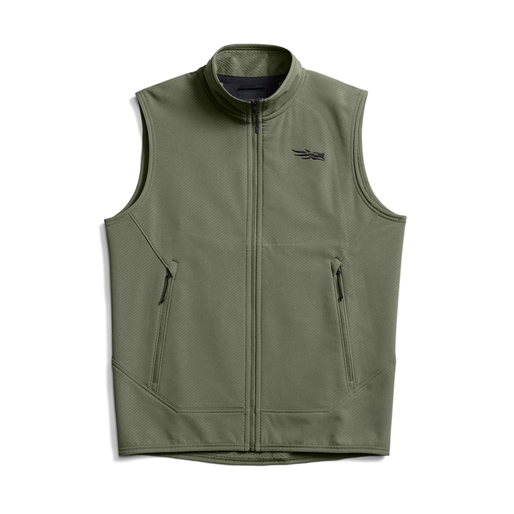 Alpha Fleece Vest Olive Green