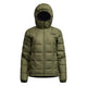 Women´s Microdown Hooded Jacket Olive Green