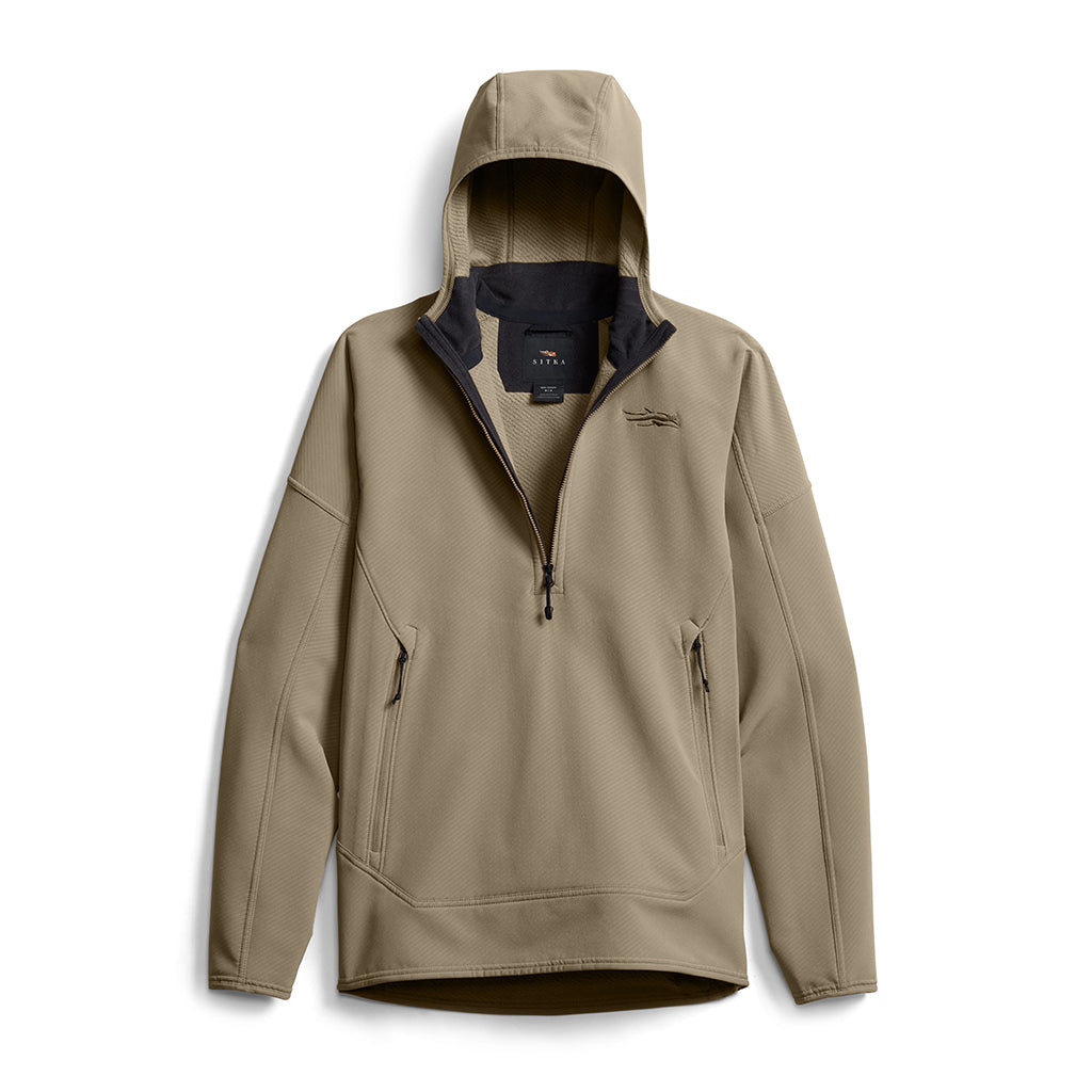 Alpha Fleece Hoodie Buckskin