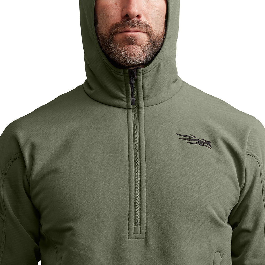 Alpha Fleece Hoodie Olive Green