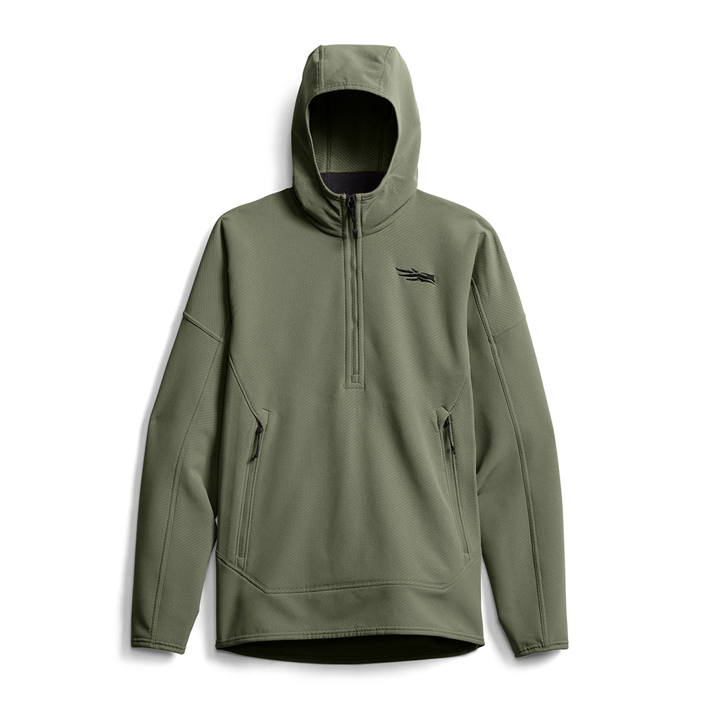 Alpha Fleece Hoodie Olive Green