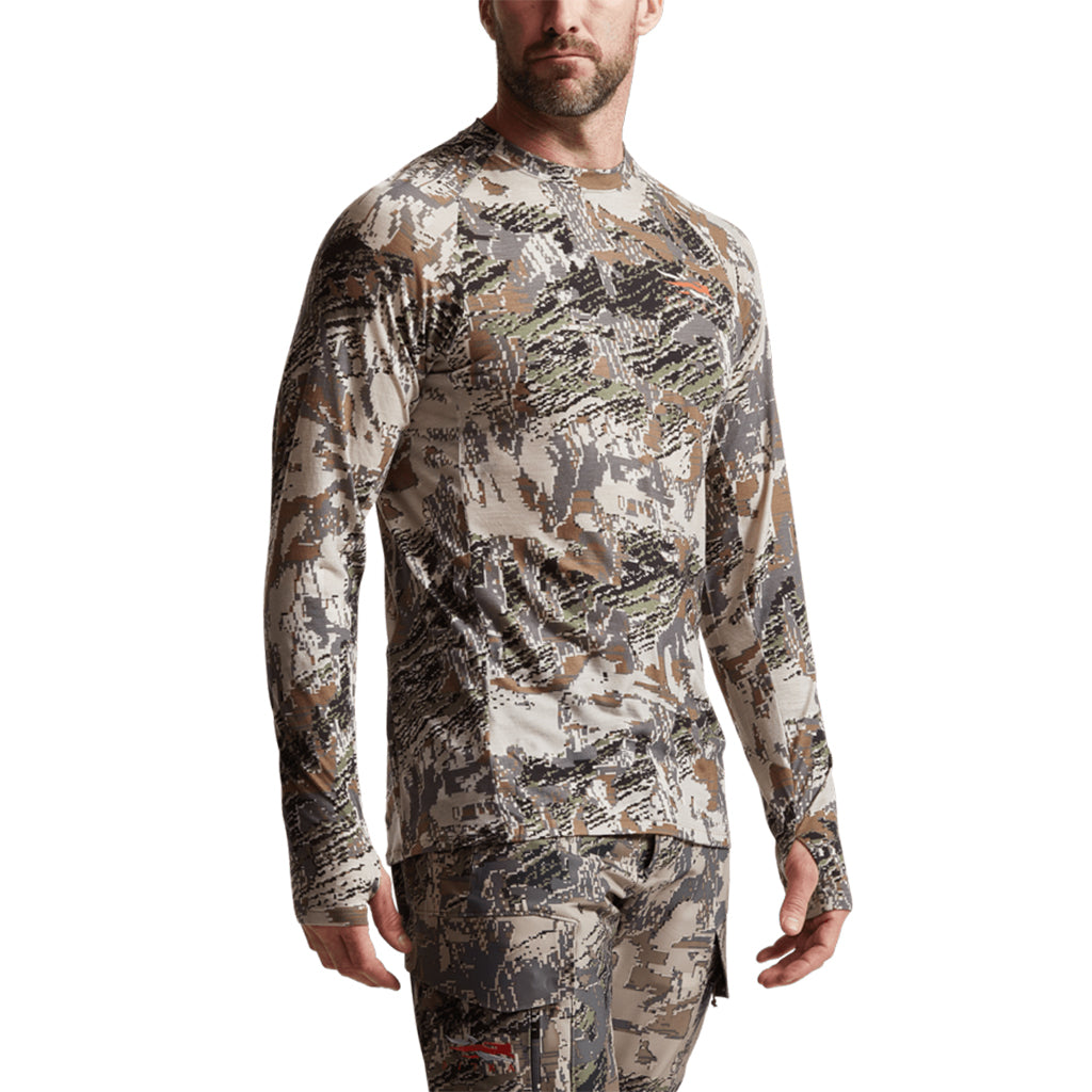 Core Merino 120 LS Crew Optifade Open Country