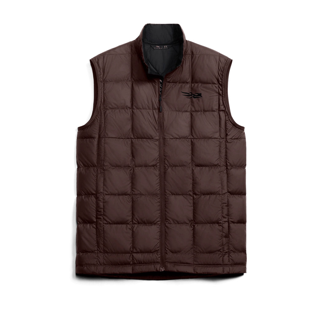 Microdown Vest Cherry Wood