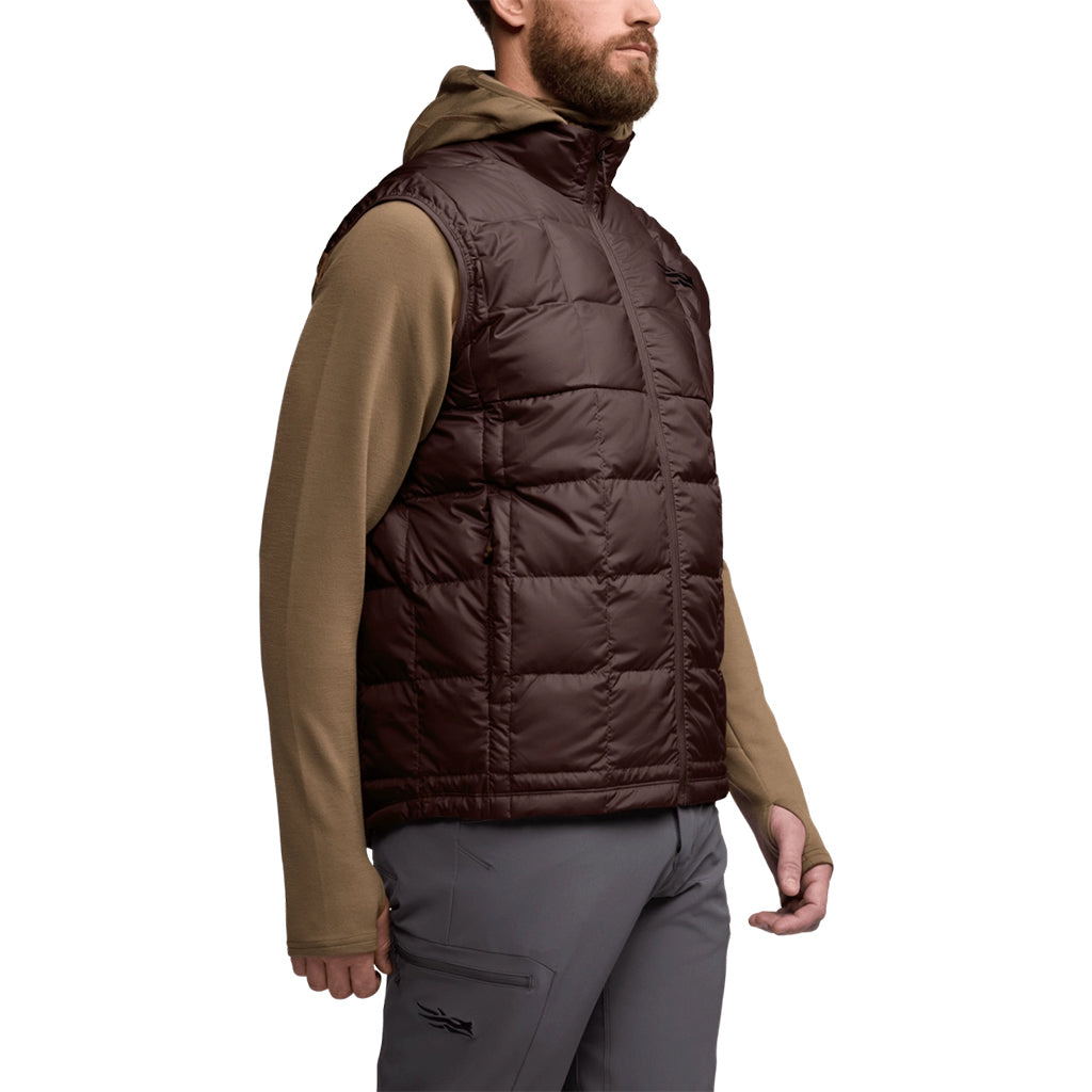 Microdown Vest Cherry Wood