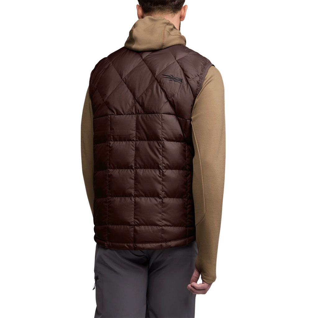 Microdown Vest Cherry Wood