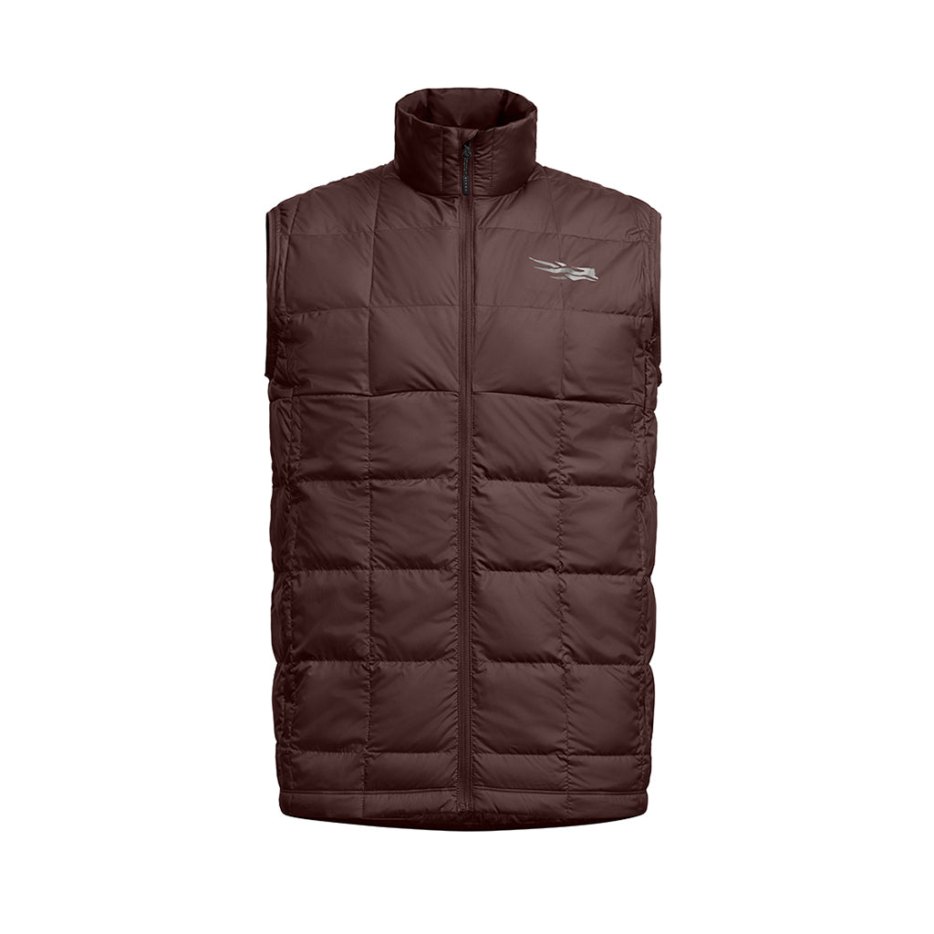 Microdown Vest Cherry Wood