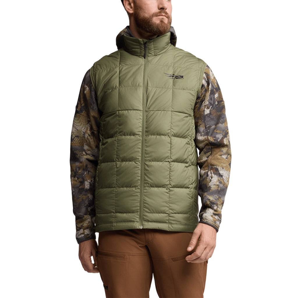 Microdown Vest Olive Green