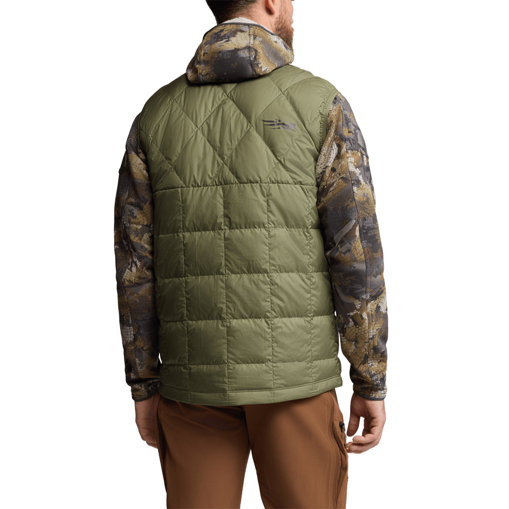 Microdown Vest Olive Green